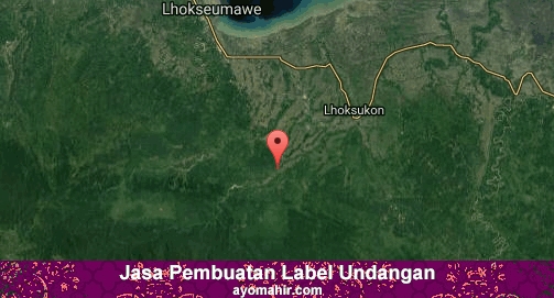 Jasa Pembuatan Label Undangan Murah Aceh Utara