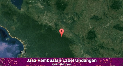 Jasa Pembuatan Label Undangan Murah Lampung Barat
