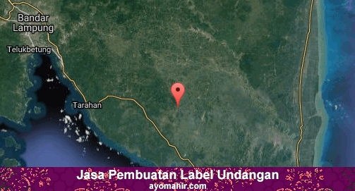 Jasa Pembuatan Label Undangan Murah Lampung Selatan