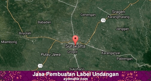 Jasa Pembuatan Label Undangan Murah Kota Surakarta