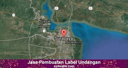 Jasa Pembuatan Label Undangan Murah Kota Surabaya