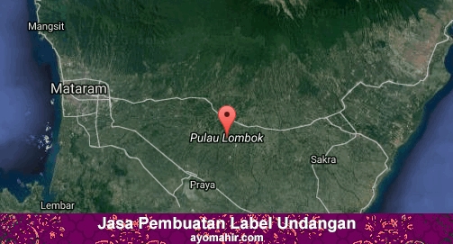 Jasa Pembuatan Label Undangan Murah Lombok Barat