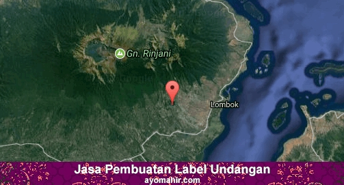 Jasa Pembuatan Label Undangan Murah Lombok Timur
