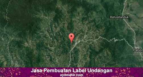 Jasa Pembuatan Label Undangan Murah Toraja Utara