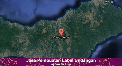 Jasa Pembuatan Label Undangan Murah Maluku Barat Daya