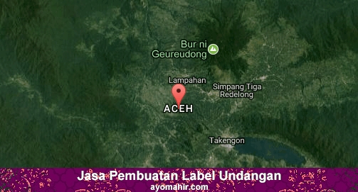 Jasa Pembuatan Label Undangan Murah Aceh