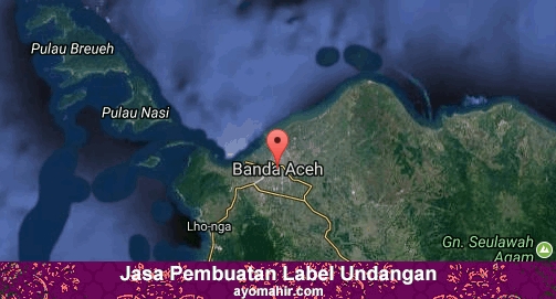 Jasa Pembuatan Label Undangan Murah Banda Aceh