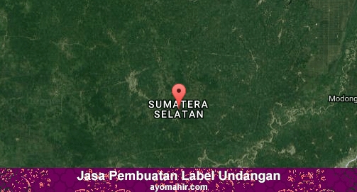Jasa Pembuatan Label Undangan Murah Sumatera Selatan