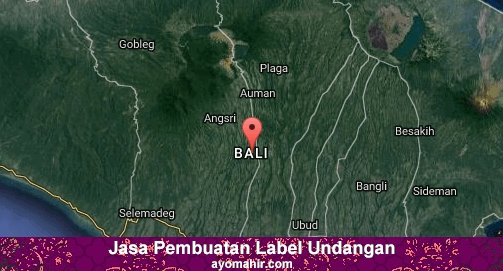 Jasa Pembuatan Label Undangan Murah Bali