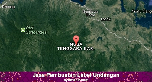 Jasa Pembuatan Label Undangan Murah Nusa Tenggara Barat