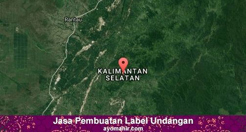 Jasa Pembuatan Label Undangan Murah Kalimantan Selatan