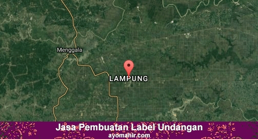 Jasa Pembuatan Label Undangan Murah Lampung