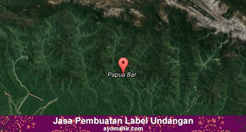 Jasa Pembuatan Label Undangan Murah Papua