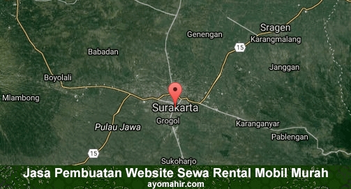 Jasa Pembuatan Website Rental Mobil Murah Kota Surakarta