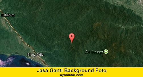 Jasa Ganti Background Foto Murah Aceh Barat Daya