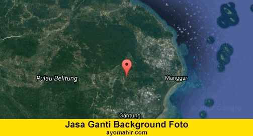 Jasa Ganti Background Foto Murah Belitung Timur