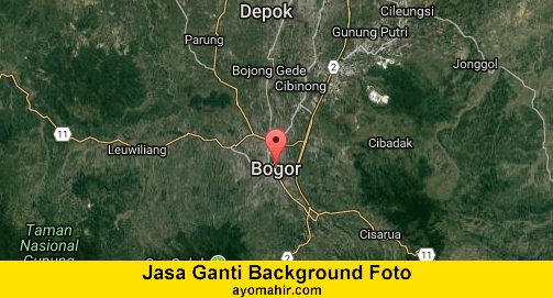 Jasa Ganti Background Foto Murah Bogor