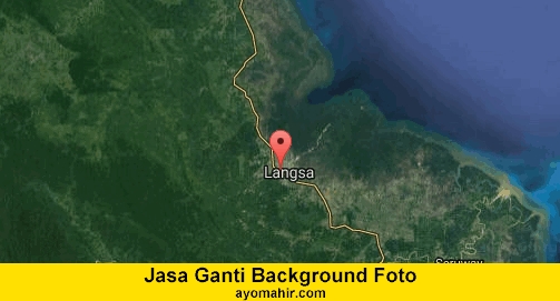 Jasa Ganti Background Foto Murah Kota Langsa