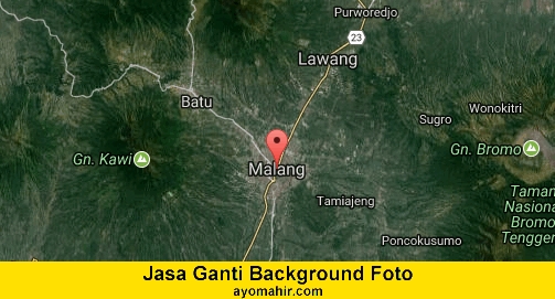 Jasa Ganti Background Foto Murah Malang
