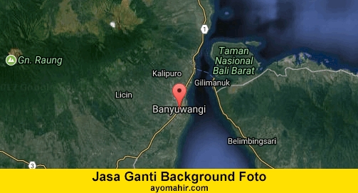 Jasa Ganti Background Foto Murah Banyuwangi