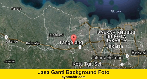 Jasa Ganti Background Foto Murah Tangerang