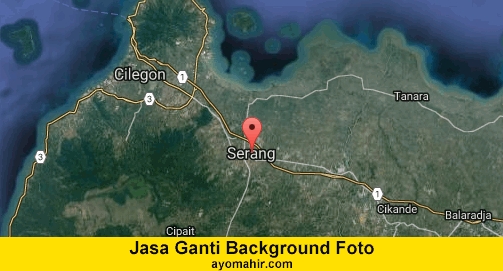 Jasa Ganti Background Foto Murah Serang