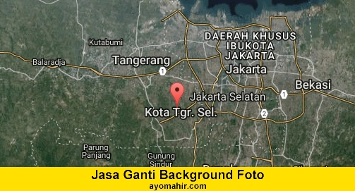 Jasa Ganti Background Foto Murah Kota Tangerang Selatan