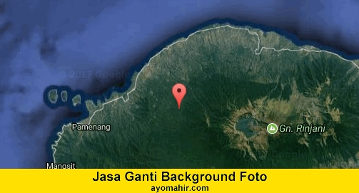 Jasa Ganti Background Foto Murah Lombok Utara