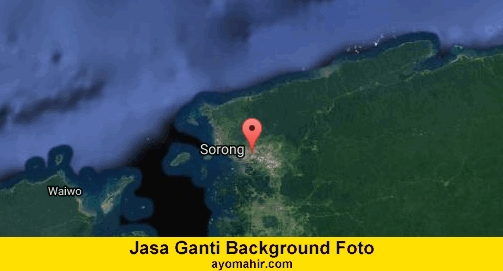 Jasa Ganti Background Foto Murah Sorong