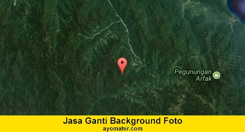 Jasa Ganti Background Foto Murah Pegunungan Arfak