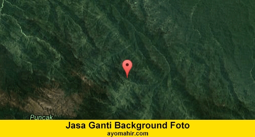 Jasa Ganti Background Foto Murah Pegunungan Bintang