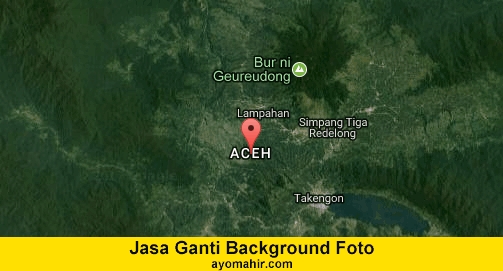 Jasa Ganti Background Foto Murah Aceh