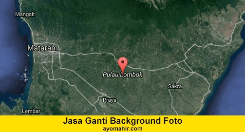 Jasa Ganti Background Foto Murah Lombok