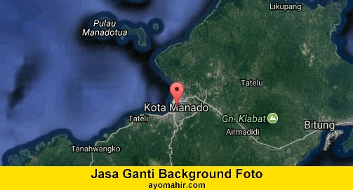 Jasa Ganti Background Foto Murah Manado