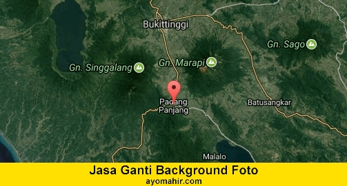Jasa Ganti Background Foto Murah Kota Padang Panjang
