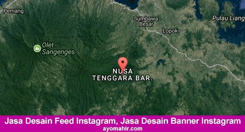 Jasa Desain Konten Instagram Murah Nusa Tenggara Barat