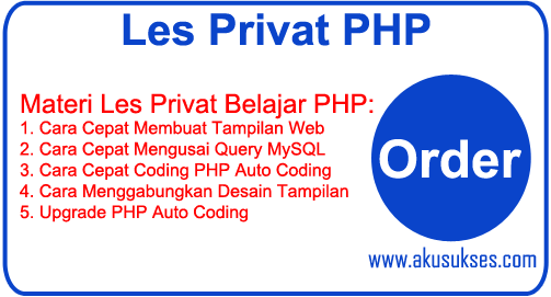 Les Privat Belajar PHP Jogja Auto Coding Untuk Buat Website